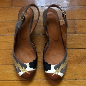 Chie Mihara low-heeled slingbacks